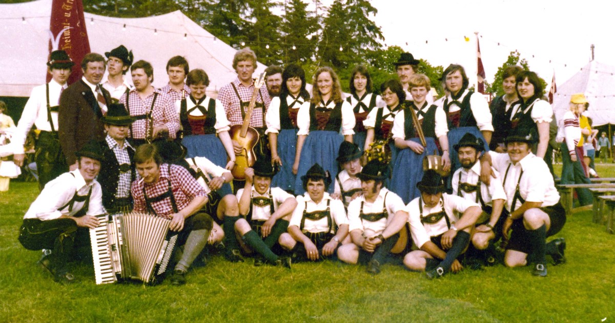 Trachtenverein Puachstoana in Dänemark - Foto: Archiv